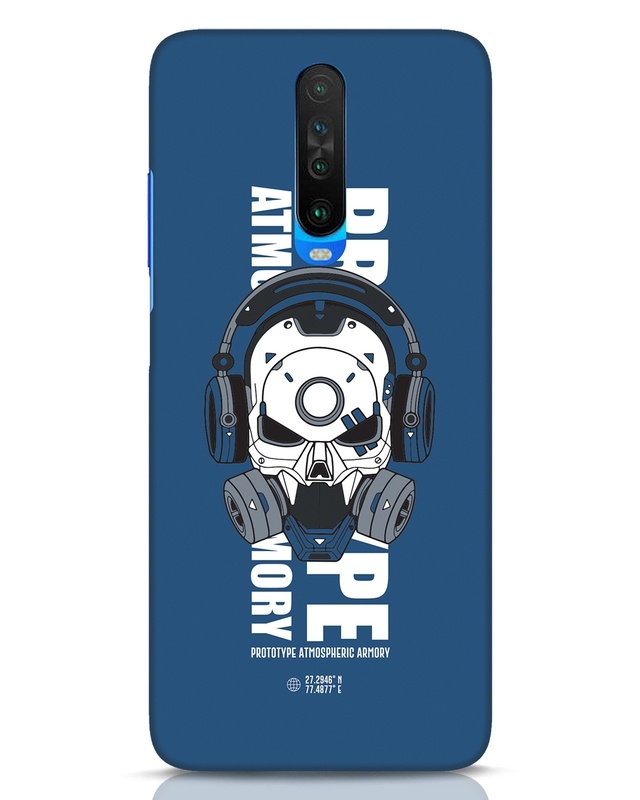 Shop Proto Mask Designer Hard Cover for Xiaomi Poco X2-Front
