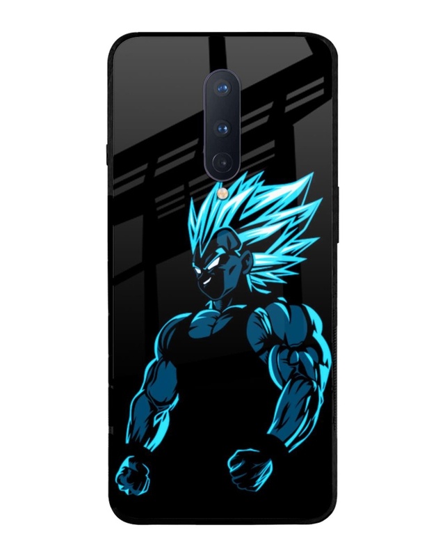 Shop Pumped Up Anime Premium Glass Case for OnePlus 8 (Shock Proof,Scratch Resistant)-Front