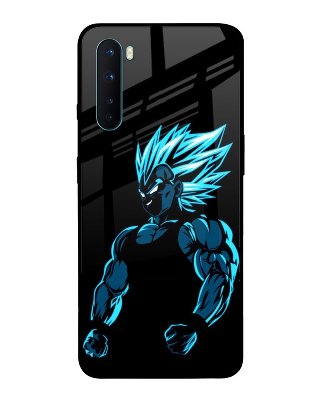 Shop Pumped Up Anime Premium Glass Case for OnePlus Nord (Shock Proof,Scratch Resistant)-Front