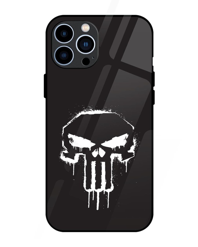 Shop Punisher Premium Glass Cover for Apple iPhone 13 Pro-Front