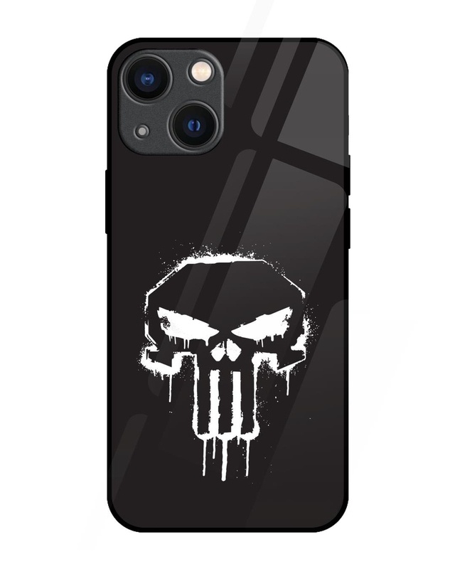 Shop Punisher Premium Glass Cover for Apple iPhone 14 Plus-Front