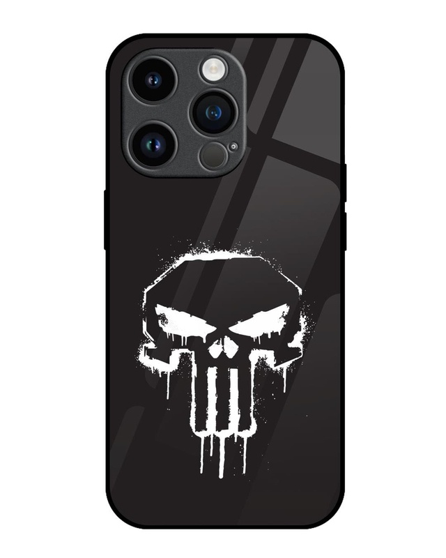 Shop Punisher Premium Glass Cover for Apple iPhone 14 Pro-Front