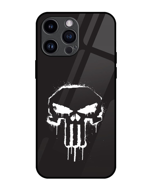 Shop Punisher Premium Glass Cover for Apple iPhone 14 Pro Max-Front