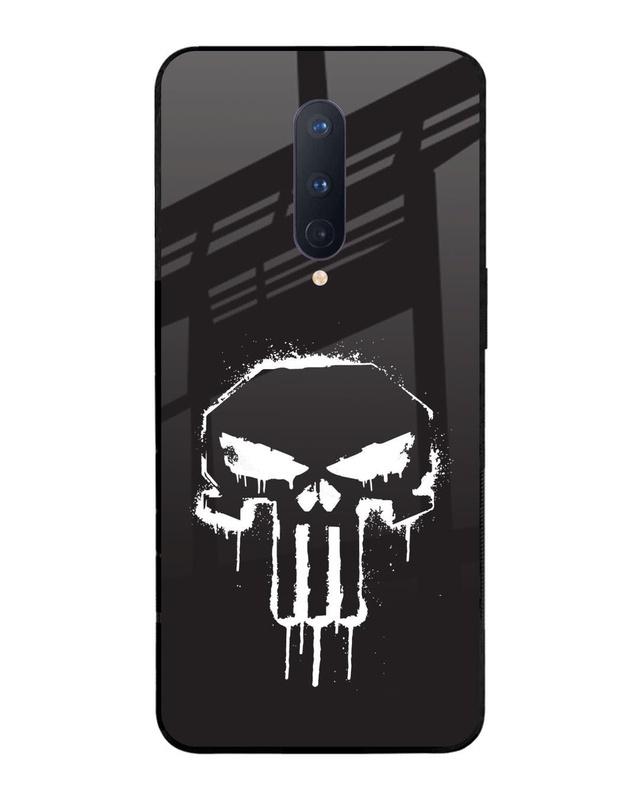 Shop Punisher Premium Glass Cover for OnePlus 8-Front