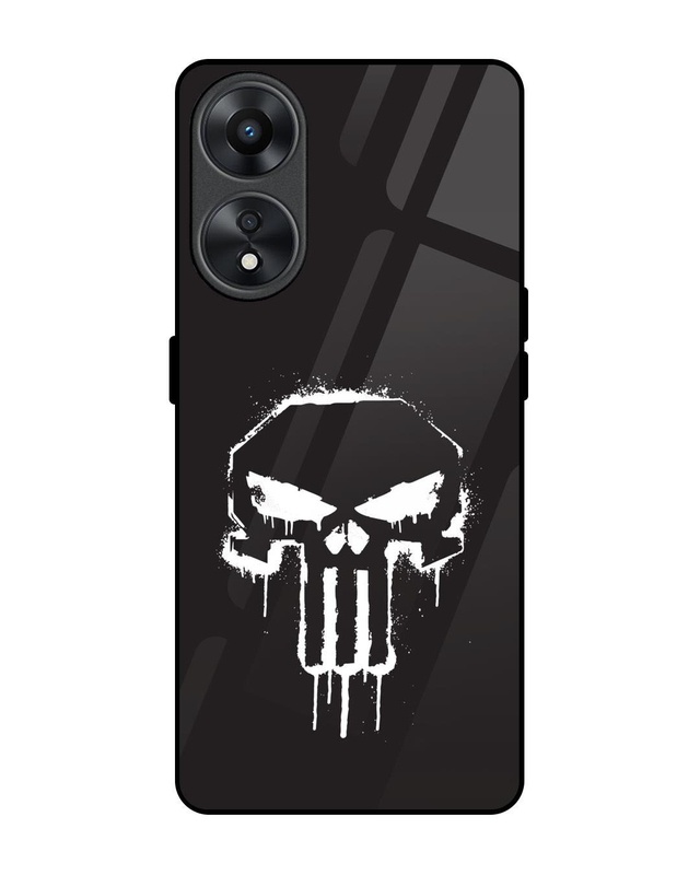 Punisher Premium Glass Cover for Oppo A78 5G