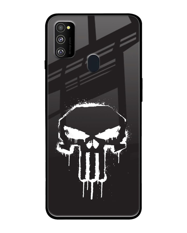 Punisher Premium Glass Cover for Samsung Galaxy M30s