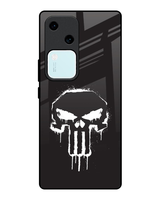 Punisher Premium Glass Cover for Vivo V30 5G