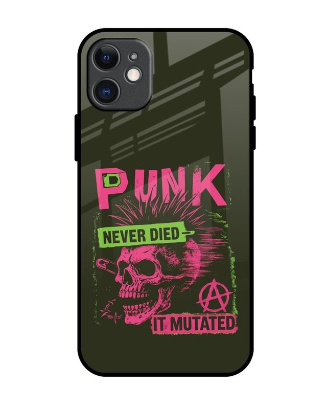 Shop Punk Mutant Premium Glass Cover for Apple iPhone 11-Front