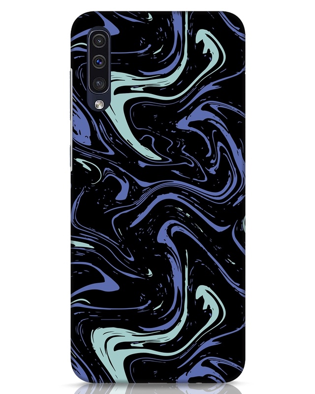 Shop Purple Marble Designer Hard Cover for Samsung Galaxy A50-Front