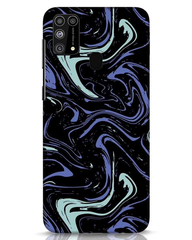 Shop Purple Marble Designer Hard Cover for Samsung Galaxy M31-Front