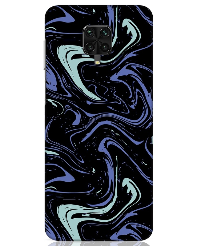Shop Purple Marble Designer Hard Cover for Xiaomi Poco M2 pro-Front