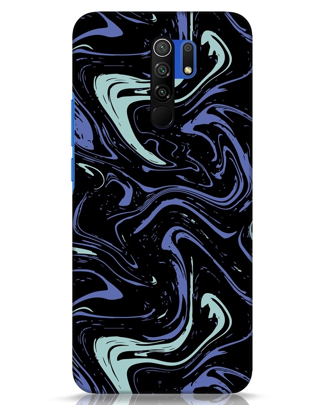 Shop Purple Marble Designer Hard Cover for Xiaomi Poco M2 Reloaded-Front