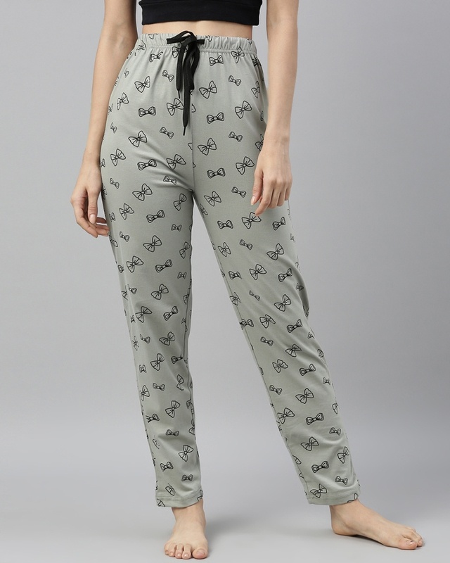Shop Quarantine Grey Graphic Pyjamas-Front