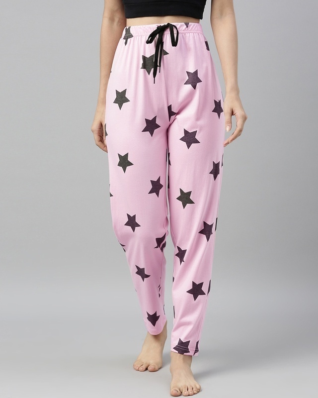 Shop Quarantine Pink Graphic Pyjamas-Front