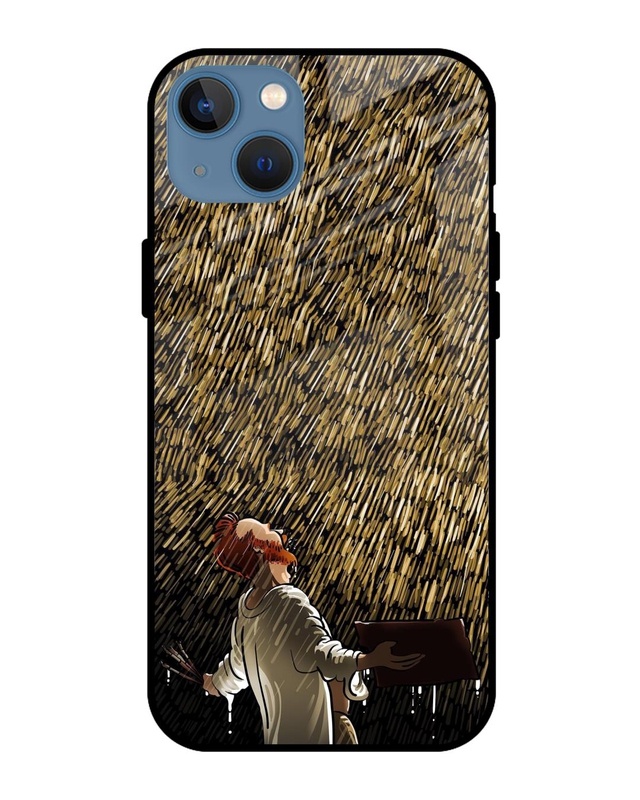 Shop Rain Festival Premium Glass Case for Apple iPhone 13 Mini (Shock Proof, Scratch Resistant)-Front