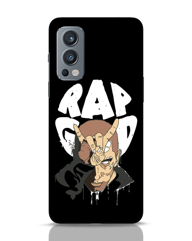 Shop Rap God Eminem Designer Hard Cover for OnePlus Nord 2-Front