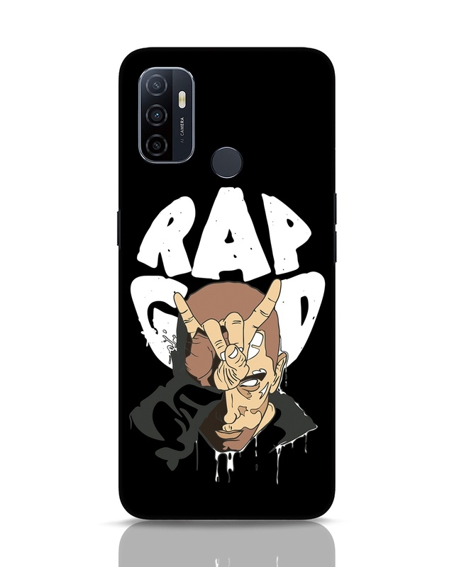 Shop Rap God Eminem Designer Hard Cover for Oppo A53-Front