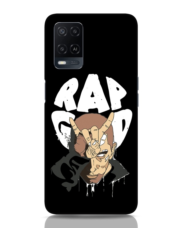 Shop Rap God Eminem Designer Hard Cover for Oppo A54-Front