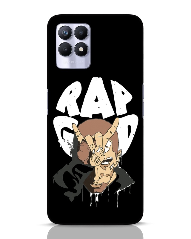 Shop Rap God Eminem Designer Hard Cover for Realme 8i-Front
