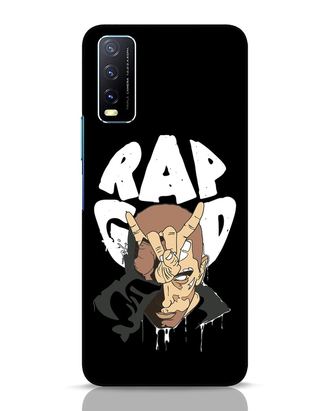 Shop Rap God Eminem Designer Hard Cover for Vivo Y20-Front