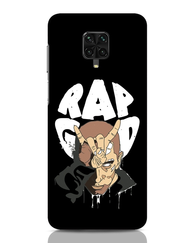 Shop Rap God Eminem Designer Hard Cover for Xiaomi Poco M2 pro-Front
