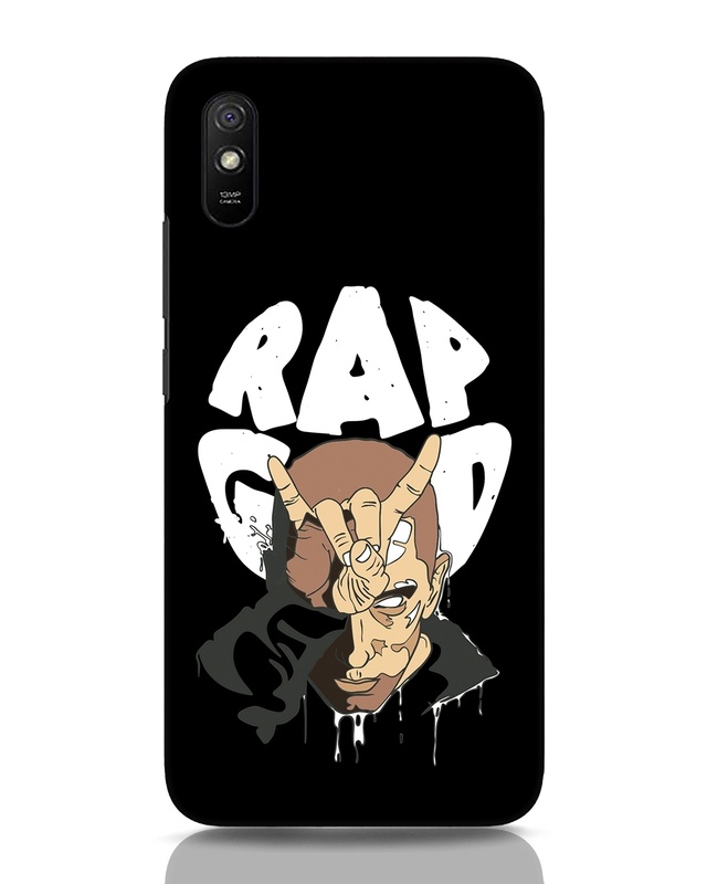 Shop Rap God Eminem Designer Hard Cover for Xiaomi Redmi 9A-Front