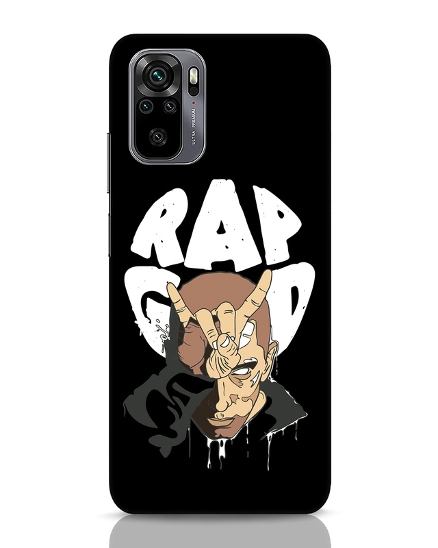 Shop Rap God Eminem Designer Hard Cover for Xiaomi Redmi Note 10-Front