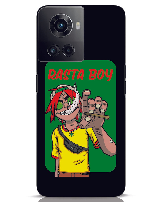 Shop Rasta Kid Designer Hard Cover for OnePlus 10 R-Front