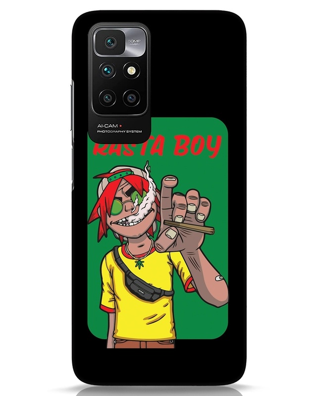 Shop Rasta Kid Designer Hard Cover for Xiaomi Redmi 10 Prime-Front