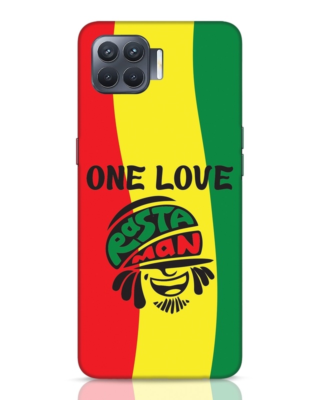 Shop Rasta Love Designer Hard Cover for Oppo F17 Pro-Front