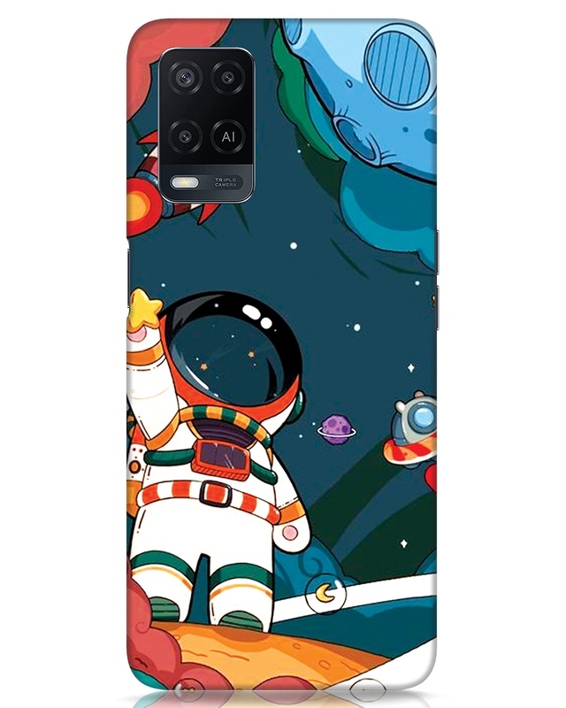 Shop Reach For Stars Designer Hard Cover for Oppo A54-Front
