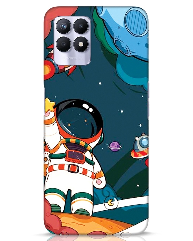Shop Reach For Stars Designer Hard Cover for Realme 8i-Front