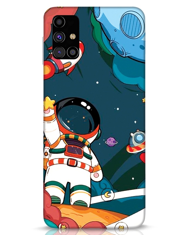 Shop Reach For Stars Designer Hard Cover for Samsung Galaxy M31s-Front