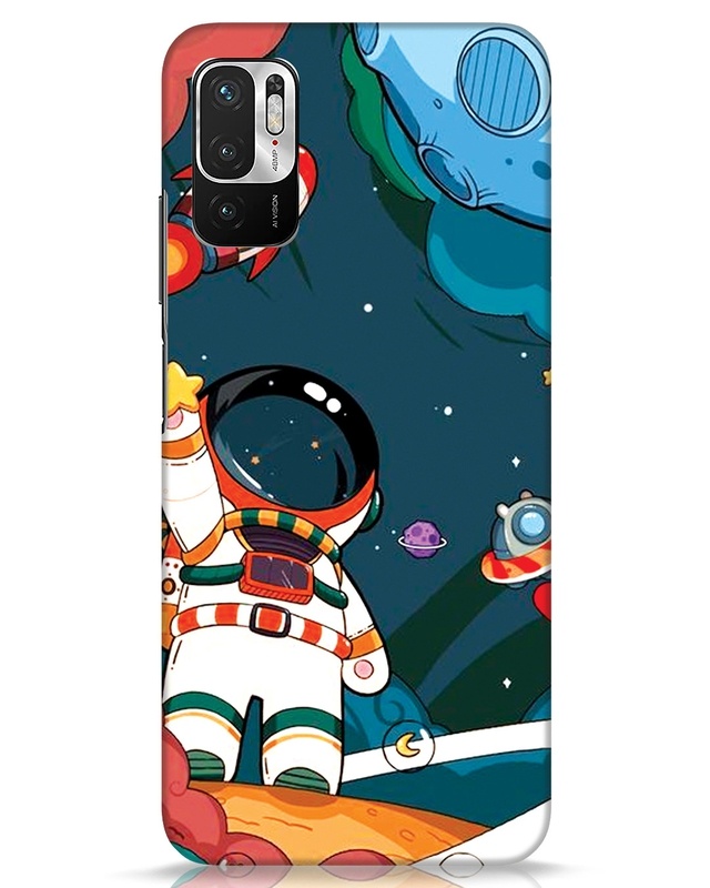Shop Reach For Stars Designer Hard Cover for Xiaomi Redmi Note 10 T-Front