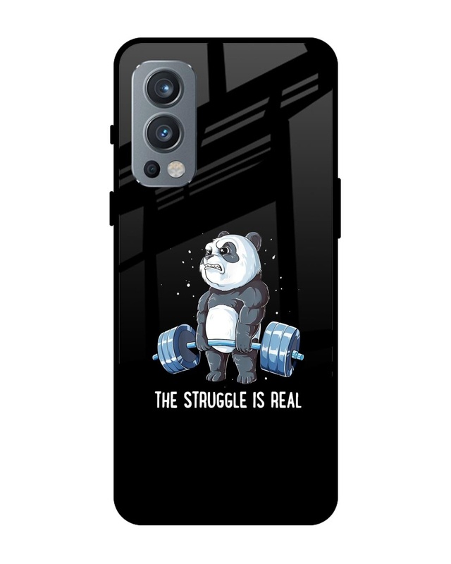 Shop Real Struggle Premium Glass Case for OnePlus Nord 2 5G (Shock Proof, Scratch Resistant)-Front