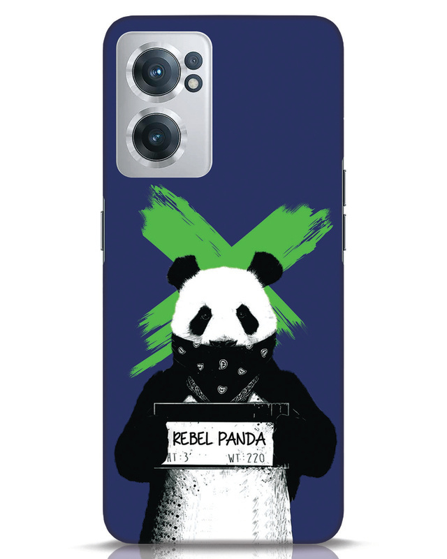 Shop Rebel Panda Designer Hard Cover for OnePlus Nord CE 2-Front
