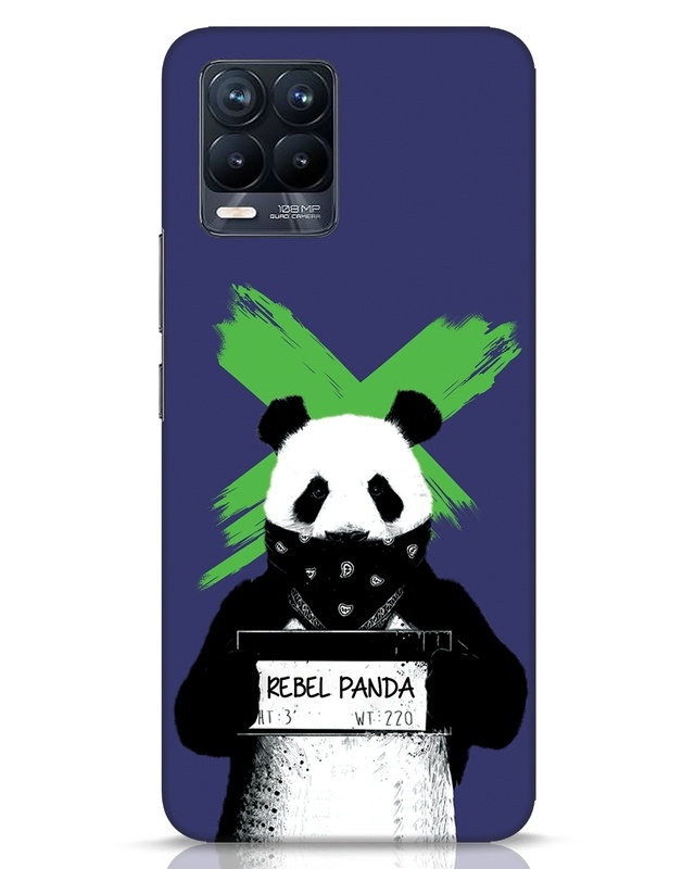 Shop Rebel Panda Designer Hard Cover for Realme 8 Pro-Front