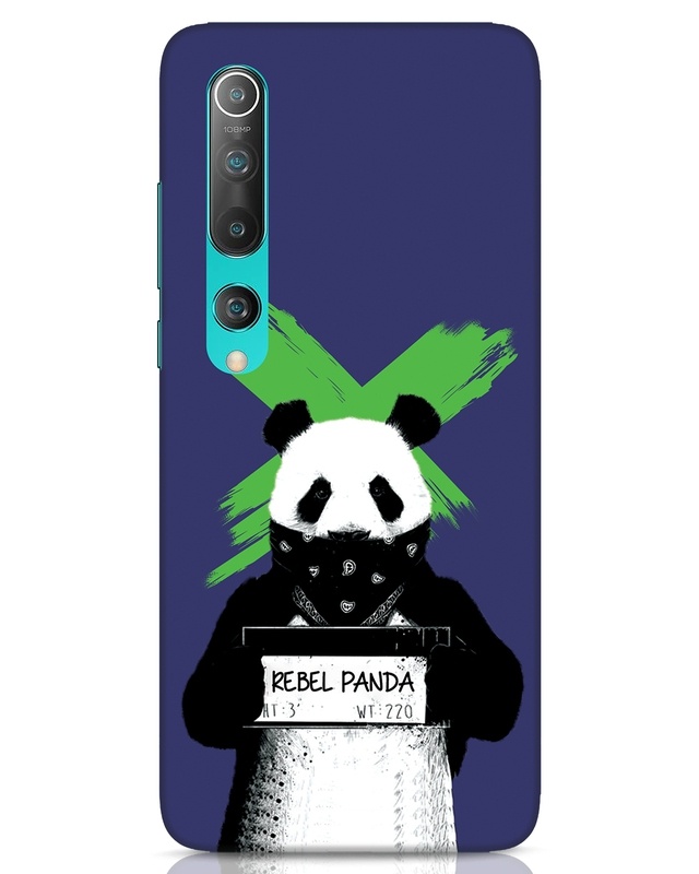 Shop Rebel Panda Designer Hard Cover for Xiaomi Mi 10-Front