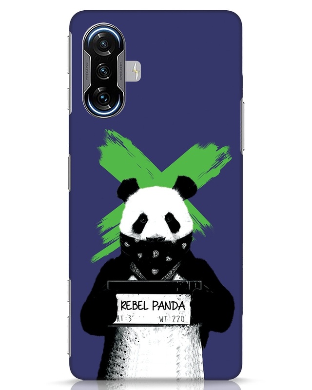 Shop Rebel Panda Designer Hard Cover for Xiaomi POCO F3 GT-Front