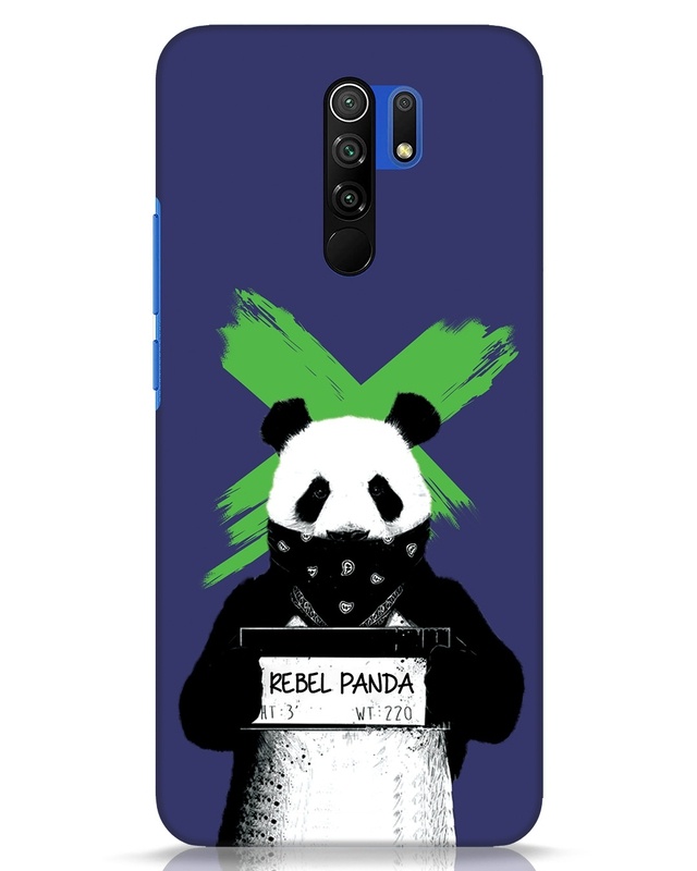 Shop Rebel Panda Designer Hard Cover for Xiaomi Poco M2 Reloaded-Front