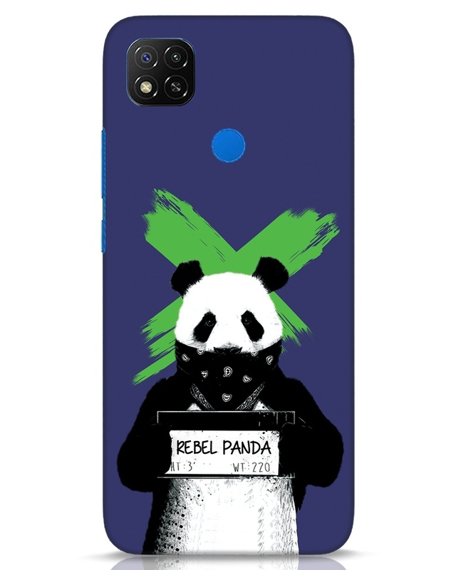 Shop Rebel Panda Designer Hard Cover for Xiaomi Redmi 9-Front