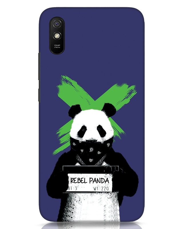Shop Rebel Panda Designer Hard Cover for Xiaomi Redmi 9A-Front
