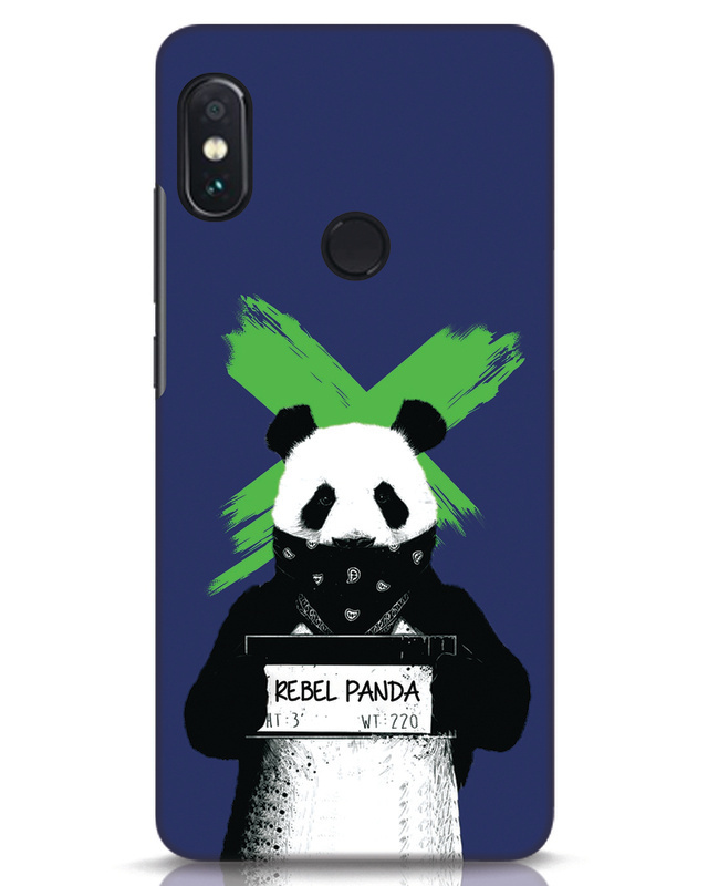 Shop Rebel Panda Designer Hard Cover for Xiaomi Redmi Note 5 Pro-Front