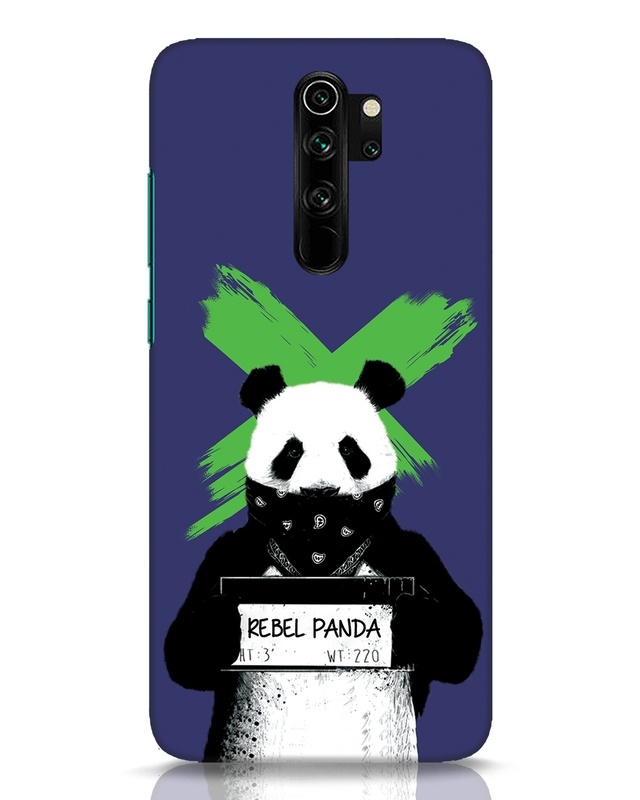 Shop Rebel Panda Designer Hard Cover for Xiaomi Redmi Note 8 Pro-Front