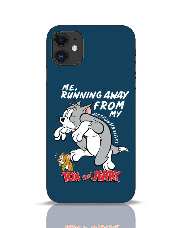 Shop Responsibilities Tom And Jerry Designer Hard Cover for Apple iPhone 11-Front