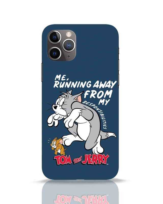 Shop Responsibilities Tom And Jerry Designer Hard Cover for Apple iPhone 11 Pro-Front
