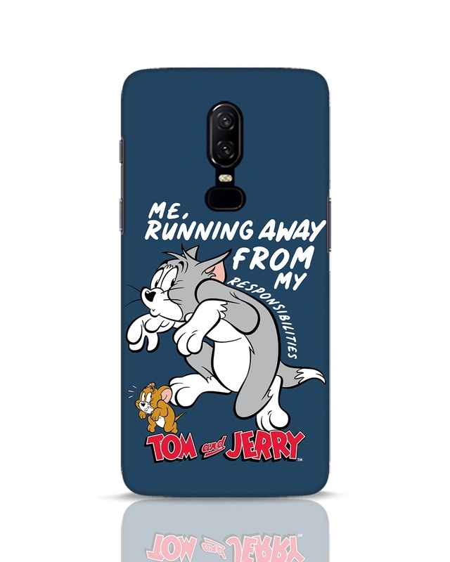 Responsibilities Tom And Jerry Designer Hard Cover for OnePlus 6