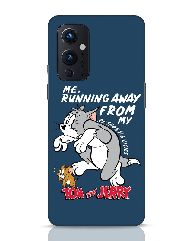 Shop Responsibilities Tom And Jerry Designer Hard Cover for OnePlus 9-Front