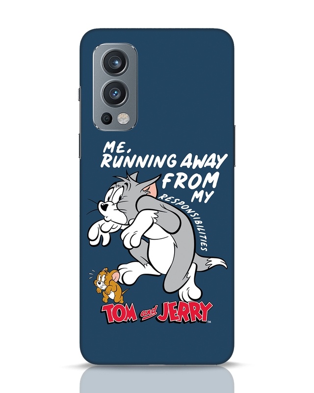 Shop Responsibilities Tom And Jerry Designer Hard Cover for OnePlus Nord 2-Front