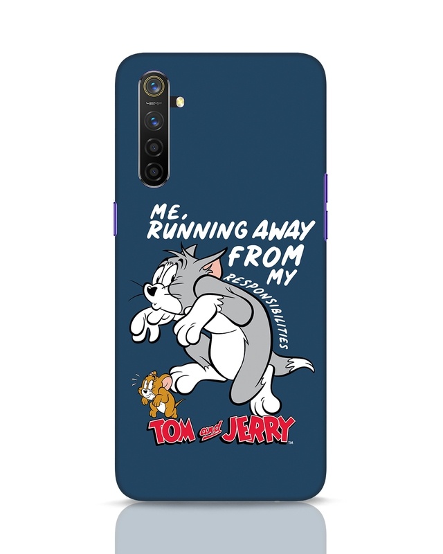 Shop Responsibilities Tom And Jerry Designer Hard Cover for Realme 6-Front